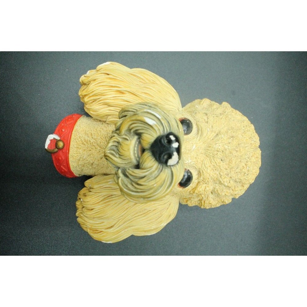 Vintage Bossons England Chalkware Tan Poodle